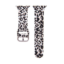 Load image into Gallery viewer, Strap for Apple Watch Band 44MM 40MM 38MM 42MM Floral Leopard Printing Silicone Bracelet Belt for iWatch Series 7 6 SE 5 4 3 2
