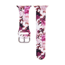 Load image into Gallery viewer, Strap for Apple Watch Band 44MM 40MM 38MM 42MM Floral Leopard Printing Silicone Bracelet Belt for iWatch Series 7 6 SE 5 4 3 2
