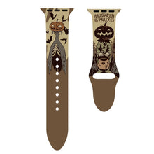 Load image into Gallery viewer, Strap for Apple Watch Band 44MM 40MM 38MM 42MM Floral Leopard Printing Silicone Bracelet Belt for iWatch Series 7 6 SE 5 4 3 2

