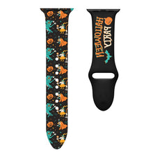 Load image into Gallery viewer, Strap for Apple Watch Band 44MM 40MM 38MM 42MM Floral Leopard Printing Silicone Bracelet Belt for iWatch Series 7 6 SE 5 4 3 2
