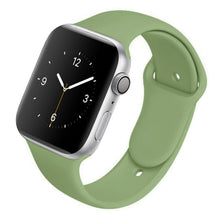 Load image into Gallery viewer, Soft Silicone Band for Apple Watch Series 6 5 4 3 2 SE 38MM 42MM Rubber Watchband Strap for iWatch 6/5 40MM 44MM

