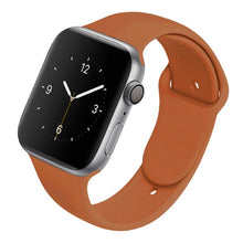 Load image into Gallery viewer, Soft Silicone Band for Apple Watch Series 6 5 4 3 2 SE 38MM 42MM Rubber Watchband Strap for iWatch 6/5 40MM 44MM
