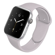 Load image into Gallery viewer, Soft Silicone Band for Apple Watch Series 6 5 4 3 2 SE 38MM 42MM Rubber Watchband Strap for iWatch 6/5 40MM 44MM
