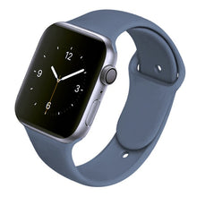 Load image into Gallery viewer, Soft Silicone Band for Apple Watch Series 6 5 4 3 2 SE 38MM 42MM Rubber Watchband Strap for iWatch 6/5 40MM 44MM
