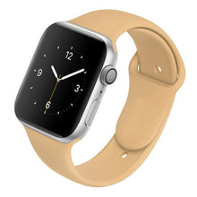 Load image into Gallery viewer, Soft Silicone Band for Apple Watch Series 6 5 4 3 2 SE 38MM 42MM Rubber Watchband Strap for iWatch 6/5 40MM 44MM
