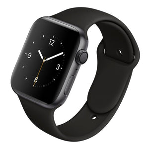 Soft Silicone Band for Apple Watch Series 6 5 4 3 2 SE 38MM 42MM Rubber Watchband Strap for iWatch 6/5 40MM 44MM