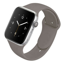 Load image into Gallery viewer, Soft Silicone Band for Apple Watch Series 6 5 4 3 2 SE 38MM 42MM Rubber Watchband Strap for iWatch 6/5 40MM 44MM
