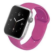 Load image into Gallery viewer, Soft Silicone Band for Apple Watch Series 6 5 4 3 2 SE 38MM 42MM Rubber Watchband Strap for iWatch 6/5 40MM 44MM
