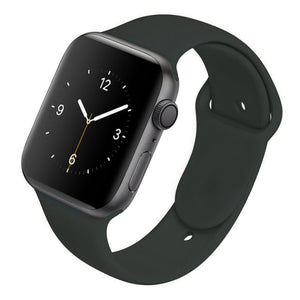 Soft Silicone Band for Apple Watch Series 6 5 4 3 2 SE 38MM 42MM Rubber Watchband Strap for iWatch 6/5 40MM 44MM