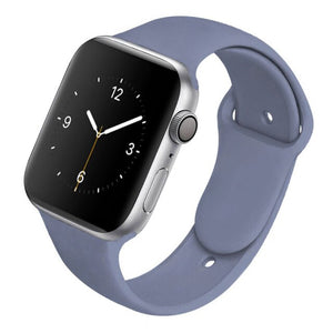 Soft Silicone Band for Apple Watch Series 6 5 4 3 2 SE 38MM 42MM Rubber Watchband Strap for iWatch 6/5 40MM 44MM