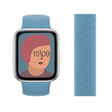 Load image into Gallery viewer, Solo Loop Strap for Apple Watch Band 44mm 40mm 38mm 42mm Elastic Belt Silicone bracelet pulseira iwatch 6 5 4 3 SE 7 45mm 41mm
