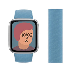 Solo Loop Strap for Apple Watch Band 44mm 40mm 38mm 42mm Elastic Belt Silicone bracelet pulseira iwatch 6 5 4 3 SE 7 45mm 41mm