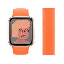 Load image into Gallery viewer, Solo Loop Strap for Apple Watch Band 44mm 40mm 38mm 42mm Elastic Belt Silicone bracelet pulseira iwatch 6 5 4 3 SE 7 45mm 41mm
