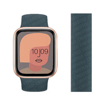 Load image into Gallery viewer, Solo Loop Strap for Apple Watch Band 44mm 40mm 38mm 42mm Elastic Belt Silicone bracelet pulseira iwatch 6 5 4 3 SE 7 45mm 41mm
