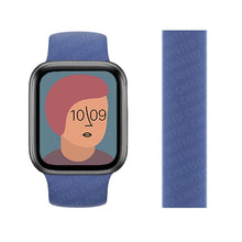 Load image into Gallery viewer, Solo Loop Strap for Apple Watch Band 44mm 40mm 38mm 42mm Elastic Belt Silicone bracelet pulseira iwatch 6 5 4 3 SE 7 45mm 41mm
