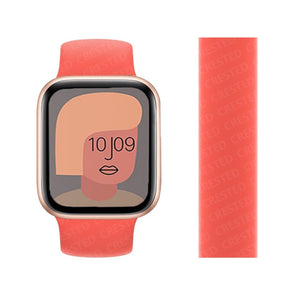 Solo Loop Strap for Apple Watch Band 44mm 40mm 38mm 42mm Elastic Belt Silicone bracelet pulseira iwatch 6 5 4 3 SE 7 45mm 41mm