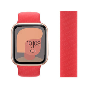 Solo Loop Strap for Apple Watch Band 44mm 40mm 38mm 42mm Elastic Belt Silicone bracelet pulseira iwatch 6 5 4 3 SE 7 45mm 41mm