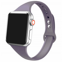 Load image into Gallery viewer, Slim strap for Apple watch band 44mm 40mm 38mm 42mm 44 mm soft Silicone wrsit belt correa bracelet iWatch serie 5 4 3 se 6 band

