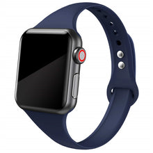 Load image into Gallery viewer, Slim strap for Apple watch band 44mm 40mm 38mm 42mm 44 mm soft Silicone wrsit belt correa bracelet iWatch serie 5 4 3 se 6 band
