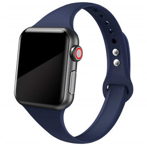 Slim strap for Apple watch band 44mm 40mm 38mm 42mm 44 mm soft Silicone wrsit belt correa bracelet iWatch serie 5 4 3 se 6 band