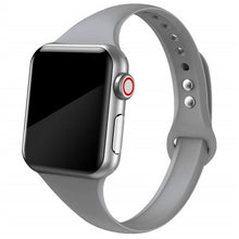 Load image into Gallery viewer, Slim strap for Apple watch band 44mm 40mm 38mm 42mm 44 mm soft Silicone wrsit belt correa bracelet iWatch serie 5 4 3 se 6 band
