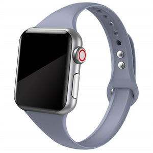 Slim strap for Apple watch band 44mm 40mm 38mm 42mm 44 mm soft Silicone wrsit belt correa bracelet iWatch serie 5 4 3 se 6 band