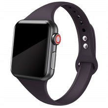 Load image into Gallery viewer, Slim strap for Apple watch band 44mm 40mm 38mm 42mm 44 mm soft Silicone wrsit belt correa bracelet iWatch serie 5 4 3 se 6 band
