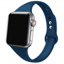 Load image into Gallery viewer, Slim strap for Apple watch band 44mm 40mm 38mm 42mm 44 mm soft Silicone wrsit belt correa bracelet iWatch serie 5 4 3 se 6 band
