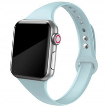 Load image into Gallery viewer, Slim strap for Apple watch band 44mm 40mm 38mm 42mm 44 mm soft Silicone wrsit belt correa bracelet iWatch serie 5 4 3 se 6 band

