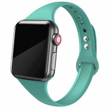 Load image into Gallery viewer, Slim strap for Apple watch band 44mm 40mm 38mm 42mm 44 mm soft Silicone wrsit belt correa bracelet iWatch serie 5 4 3 se 6 band
