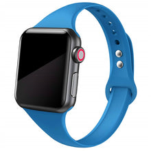 Load image into Gallery viewer, Slim strap for Apple watch band 44mm 40mm 38mm 42mm 44 mm soft Silicone wrsit belt correa bracelet iWatch serie 5 4 3 se 6 band
