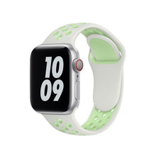 Load image into Gallery viewer, Sport Strap For Apple Watch Band 6 SE 5 4 44mm 40mm Silicone Breathable Belt Bracelet to iWatch Watchband Series 54321 38mm 42mm
