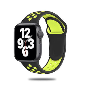 Sport Strap For Apple Watch Band 6 SE 5 4 44mm 40mm Silicone Breathable Belt Bracelet to iWatch Watchband Series 54321 38mm 42mm