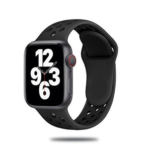 Sport Strap For Apple Watch Band 6 SE 5 4 44mm 40mm Silicone Breathable Belt Bracelet to iWatch Watchband Series 54321 38mm 42mm