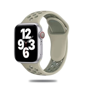 Sport Strap For Apple Watch Band 6 SE 5 4 44mm 40mm Silicone Breathable Belt Bracelet to iWatch Watchband Series 54321 38mm 42mm