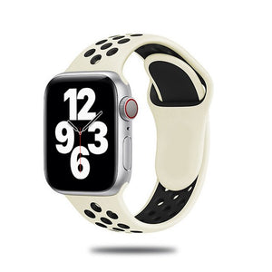 Sport Strap For Apple Watch Band 6 SE 5 4 44mm 40mm Silicone Breathable Belt Bracelet to iWatch Watchband Series 54321 38mm 42mm