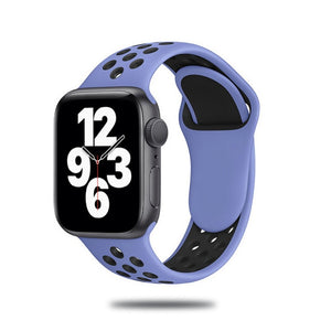 Sport Strap For Apple Watch Band 6 SE 5 4 44mm 40mm Silicone Breathable Belt Bracelet to iWatch Watchband Series 54321 38mm 42mm