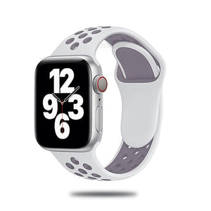 Sport Strap For Apple Watch Band 6 SE 5 4 44mm 40mm Silicone Breathable Belt Bracelet to iWatch Watchband Series 54321 38mm 42mm