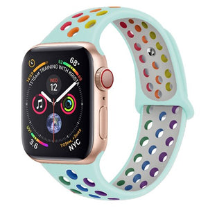 strap for Apple watch band 44mm 42mm 45mm iwatch band 38mm 40mm 41mm silicone bracelet apple watch 7/6/5/4/3/2/SE watchband