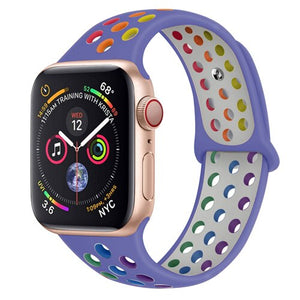 strap for Apple watch band 44mm 42mm 45mm iwatch band 38mm 40mm 41mm silicone bracelet apple watch 7/6/5/4/3/2/SE watchband