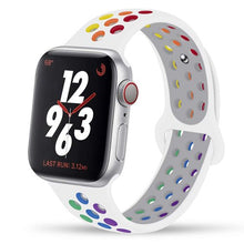 Load image into Gallery viewer, strap for Apple watch band 44mm 42mm 45mm iwatch band 38mm 40mm 41mm silicone bracelet apple watch 7/6/5/4/3/2/SE watchband
