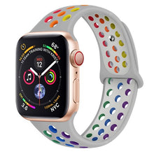 Load image into Gallery viewer, strap for Apple watch band 44mm 42mm 45mm iwatch band 38mm 40mm 41mm silicone bracelet apple watch 7/6/5/4/3/2/SE watchband
