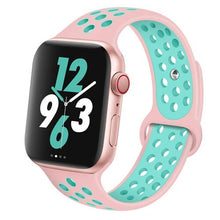 Load image into Gallery viewer, strap for Apple watch band 44mm 42mm 45mm iwatch band 38mm 40mm 41mm silicone bracelet apple watch 7/6/5/4/3/2/SE watchband
