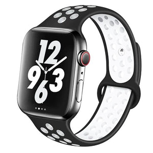 strap for Apple watch band 44mm 42mm 45mm iwatch band 38mm 40mm 41mm silicone bracelet apple watch 7/6/5/4/3/2/SE watchband