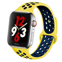 Load image into Gallery viewer, strap for Apple watch band 44mm 42mm 45mm iwatch band 38mm 40mm 41mm silicone bracelet apple watch 7/6/5/4/3/2/SE watchband
