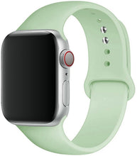 Load image into Gallery viewer, Silicone Strap For apple Watch band 41mm 45mm iWatch band 38mm 40mm 42mm  Rubber watchband for apple watch 7 6 5 4 3 se bracelet
