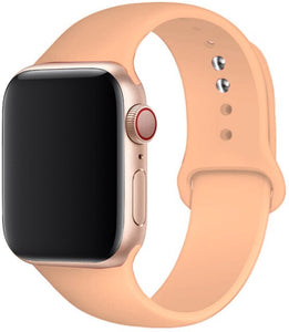 Silicone Strap For apple Watch band 41mm 45mm iWatch band 38mm 40mm 42mm  Rubber watchband for apple watch 7 6 5 4 3 se bracelet