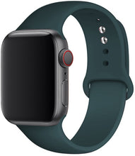Load image into Gallery viewer, Silicone Strap For apple Watch band 41mm 45mm iWatch band 38mm 40mm 42mm  Rubber watchband for apple watch 7 6 5 4 3 se bracelet
