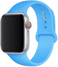 Load image into Gallery viewer, Silicone Strap For apple Watch band 41mm 45mm iWatch band 38mm 40mm 42mm  Rubber watchband for apple watch 7 6 5 4 3 se bracelet

