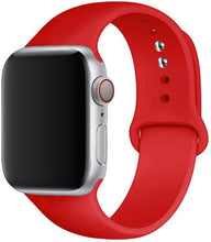Load image into Gallery viewer, Silicone Strap For apple Watch band 41mm 45mm iWatch band 38mm 40mm 42mm  Rubber watchband for apple watch 7 6 5 4 3 se bracelet
